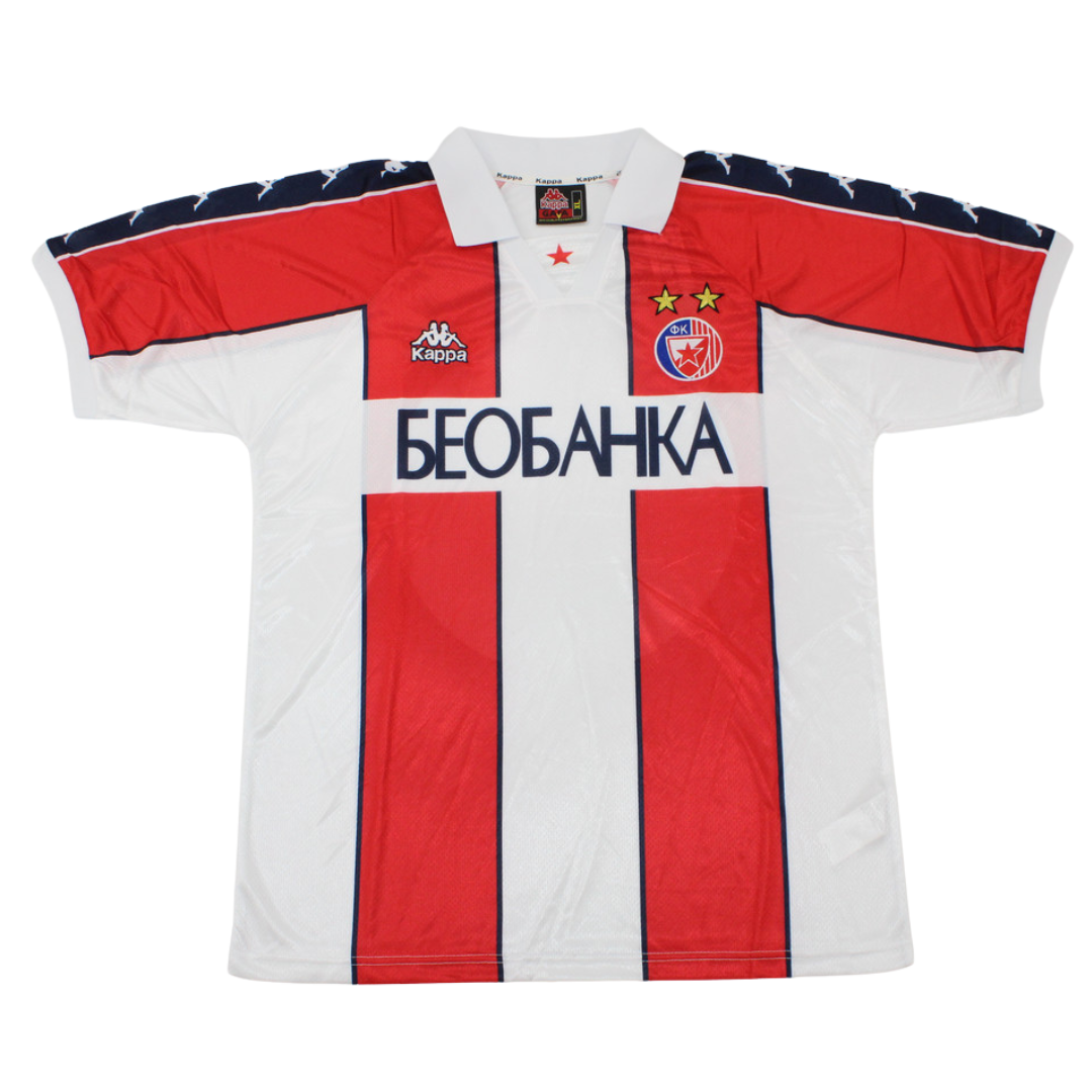 Camisa Estrela Vermelha Home 95/97 - Versão Retrô "Stanković" Nº 10