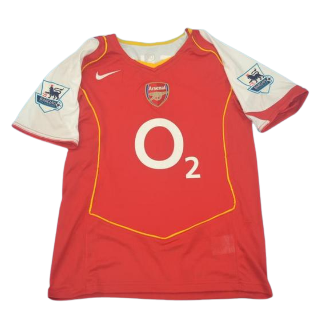 Camisa Arsenal Home 04/05 - Versão Retrô "Henry" Nº 14
