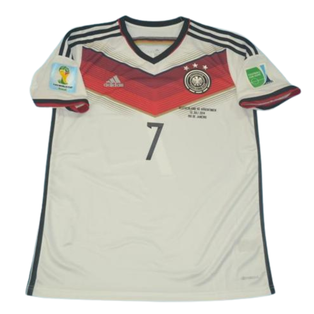 Camisa Retrô Alemanha Home Copa do Mundo Finale Versão 2014 "Schweinsteiger" N°.7
