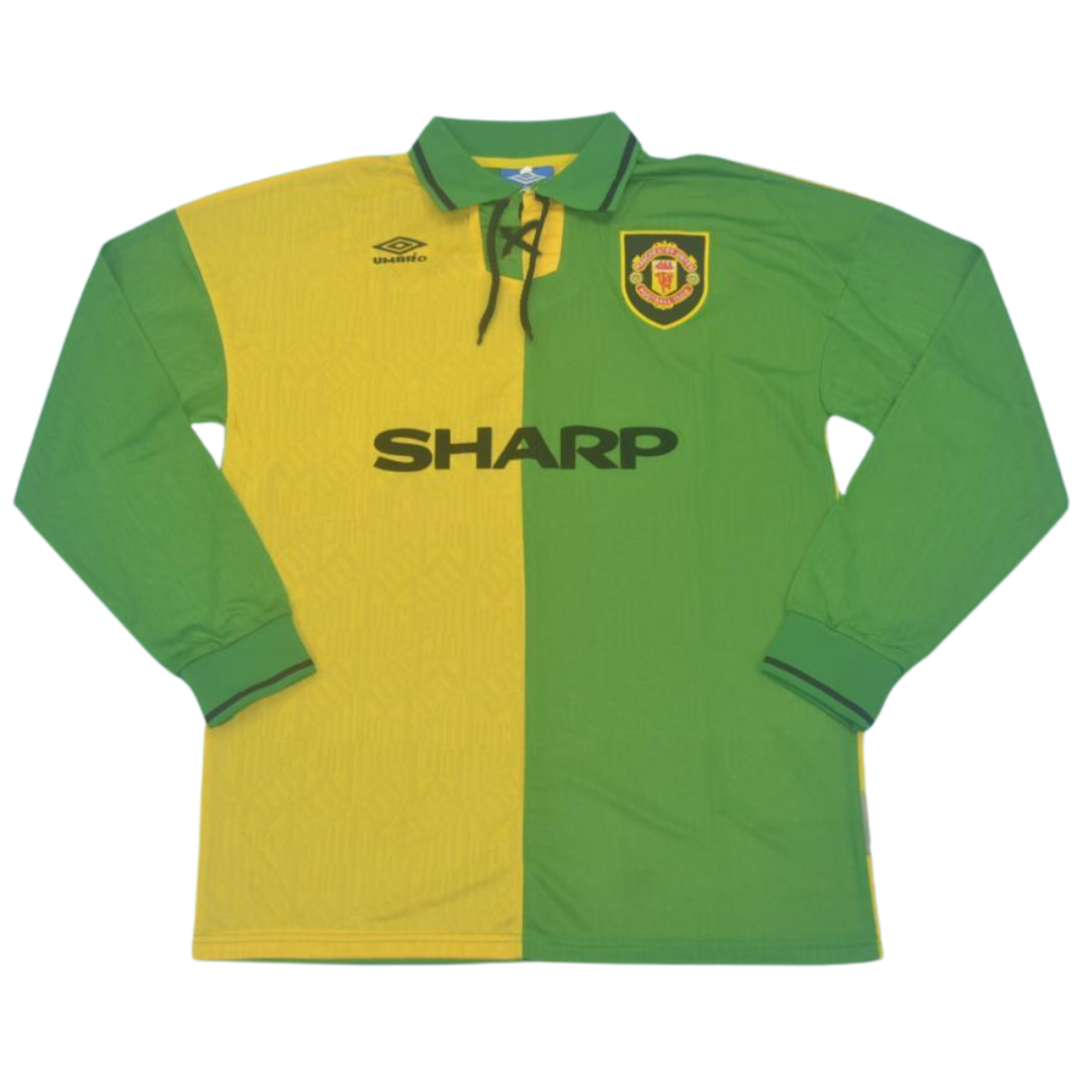 Camisa Manchester United Manga Longa Third Away 92/94 - Versão Retrô