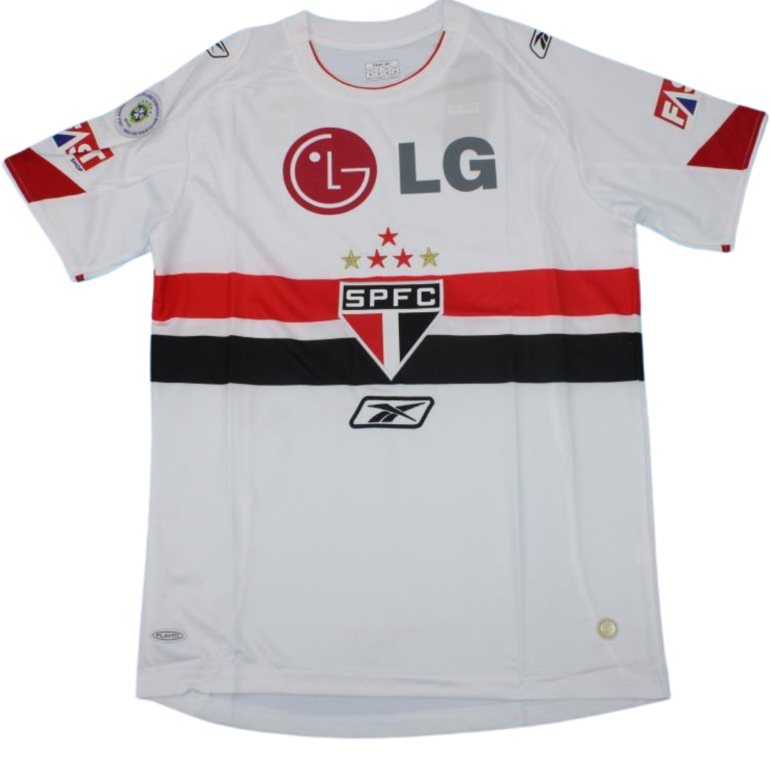 Camisa São Paulo Home 06/07 - Versão Retrô "Souza" Nº 10