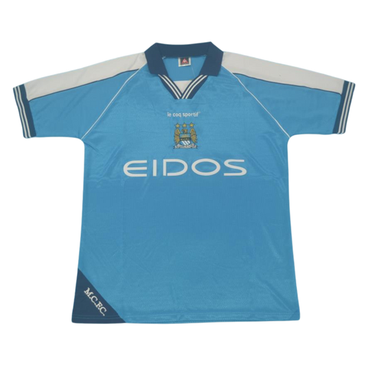 Camisa Manchester City Home 99/01 - Versão Retrô