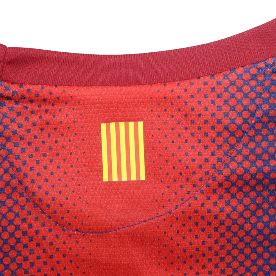 Camisa Barcelona Manga Longa 12/13 - Versão Retrô "Messi" Nº 10