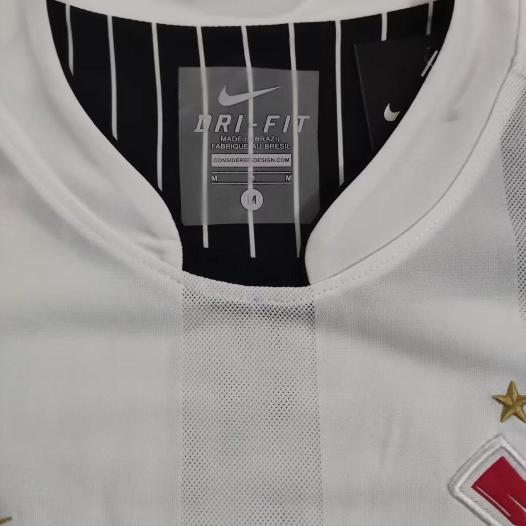 Camisa Corinthians Home 10/11 - Versão Retrô "R.Carlos" Nº 6