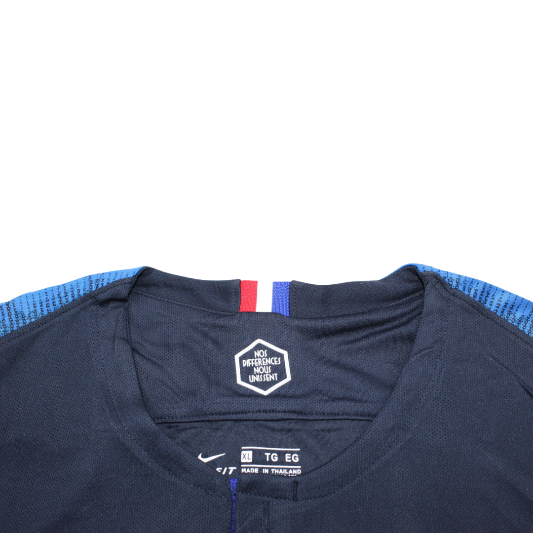 Camisa França Manga Longa Home 2018 - Versão Retrô
