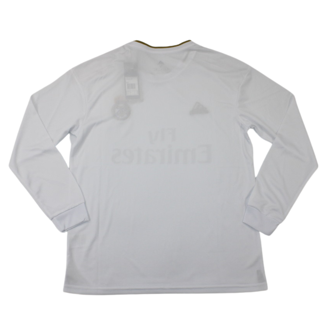 Camisa Real Madrid Manga Longa Home 19/20 - Versão Retrô