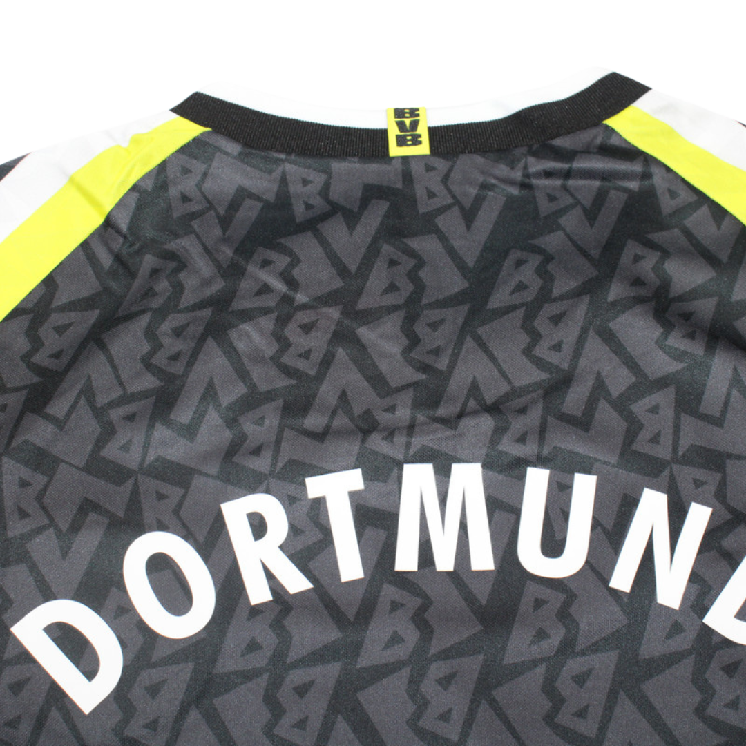 Camisa Borussia Dortmund Manga Longa Away 95/96 - Versão Retrô