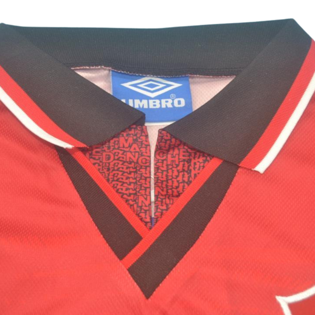 Camisa Manchester United Manga Longa 94/96 - Versão Retrô