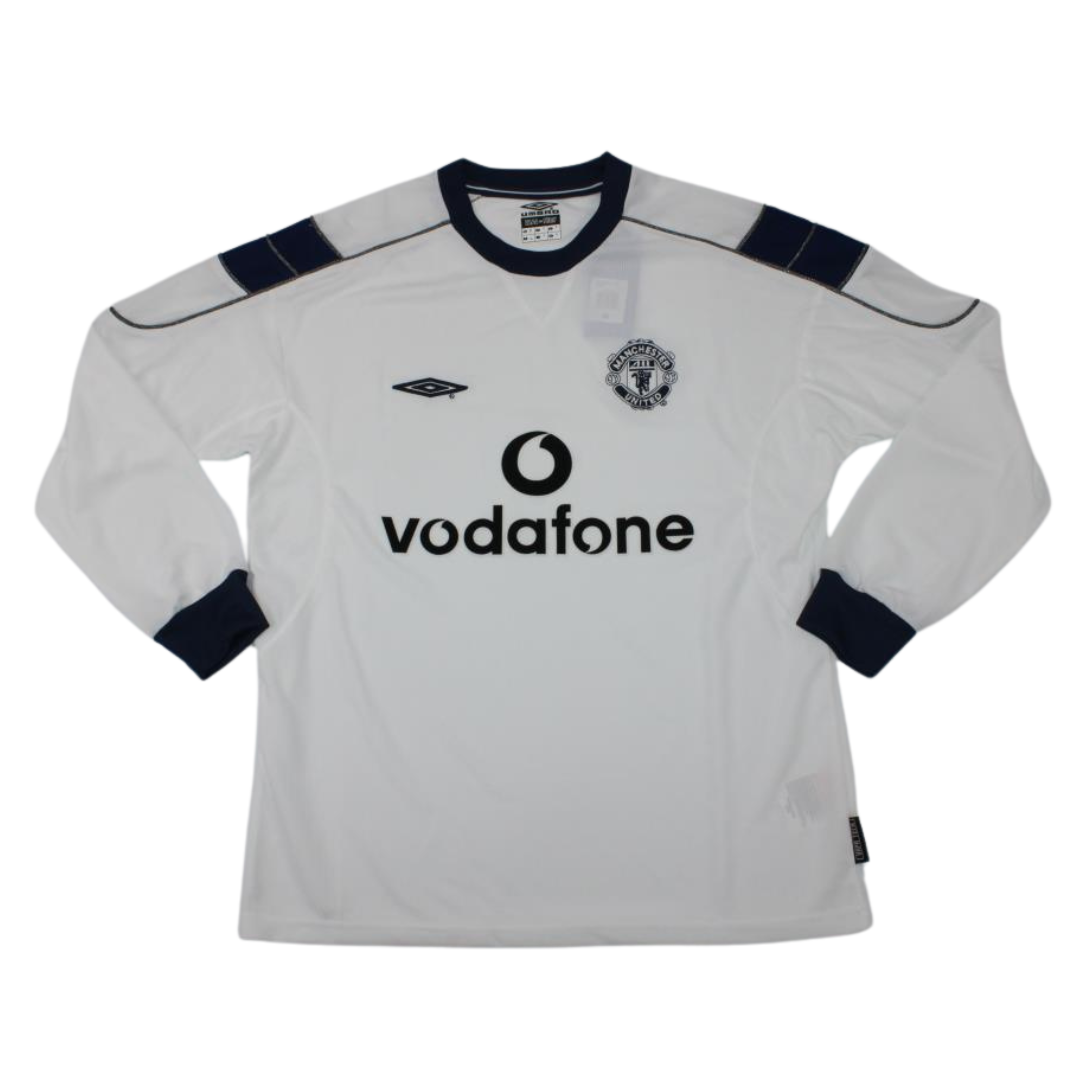 Camisa Manchester United Manga Longa Away 99/00 - Versão Retrô