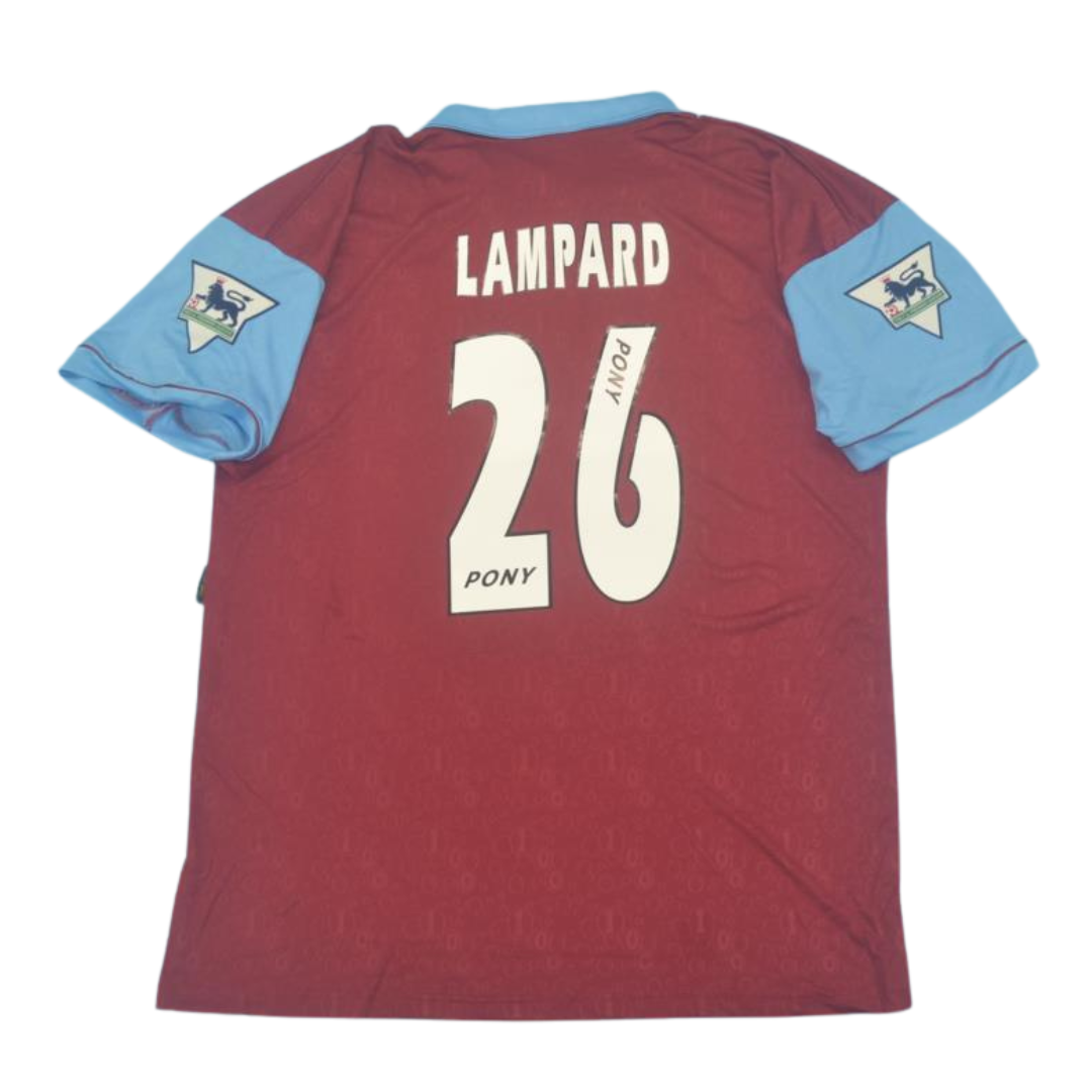 Camisa West Ham Home 95/97 - Versão Retrô "Lampard" Nº 26