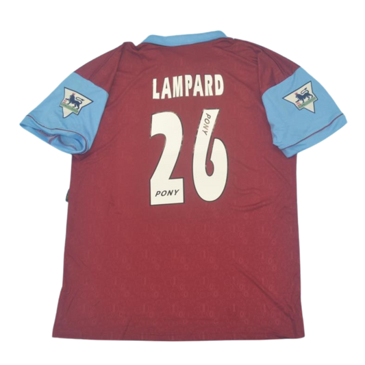 Camisa West Ham Home 95/97 - Versão Retrô "Lampard" Nº 26