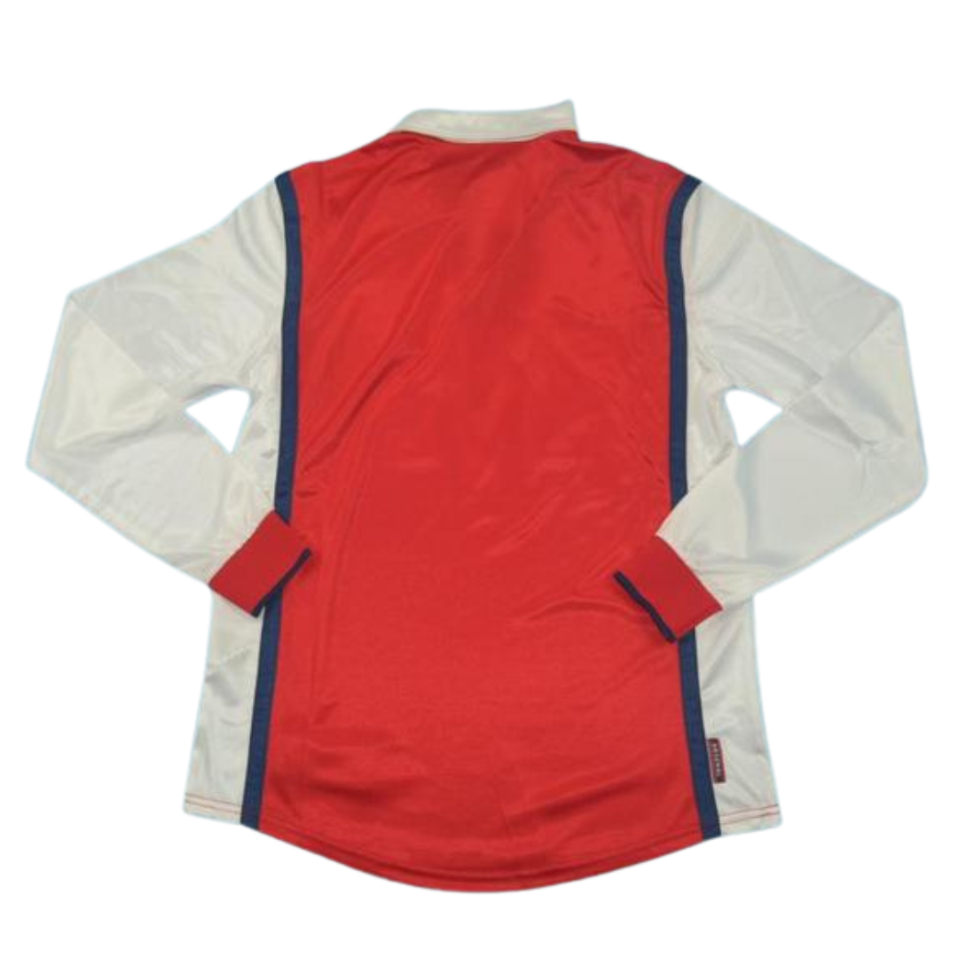 Camisa Arsenal Manga Longa Home 98/99 - Versão Retrô