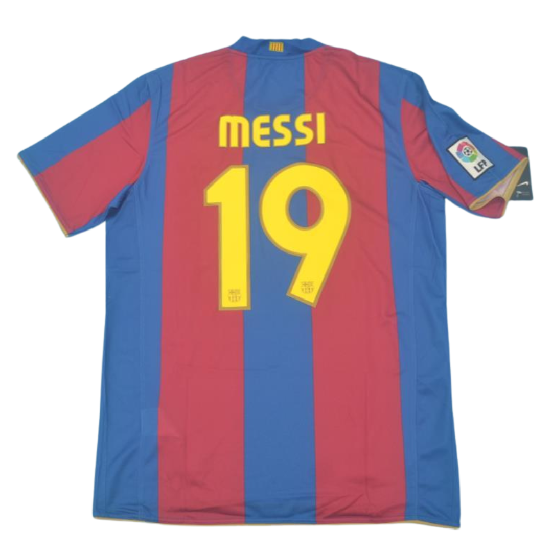 Camisa Barcelona Home 07/08 - Versão Retrô "Messi" Nº 19