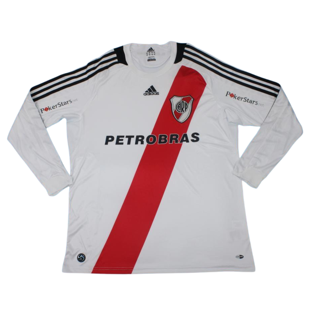 Camisa River Plate Manga Longa Home 09/10 - Versão Retrô