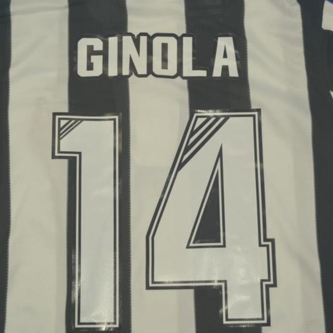 Camisa Newcastle United Home 95/97 - Versão Retrô "Ginola" Nº 14