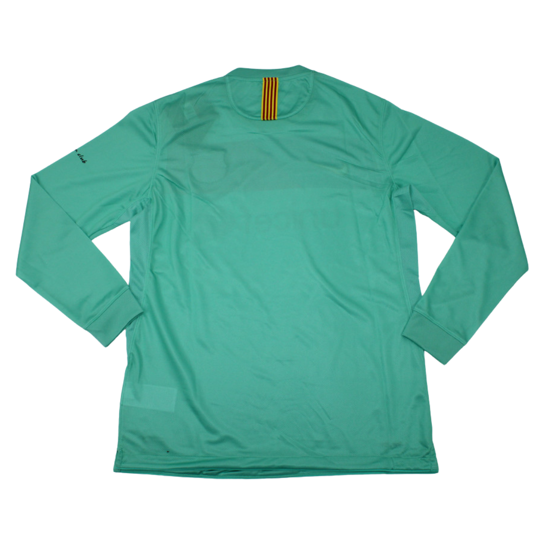Camisa Barcelona Manga Longa Away 10/11 - Versão Retrô