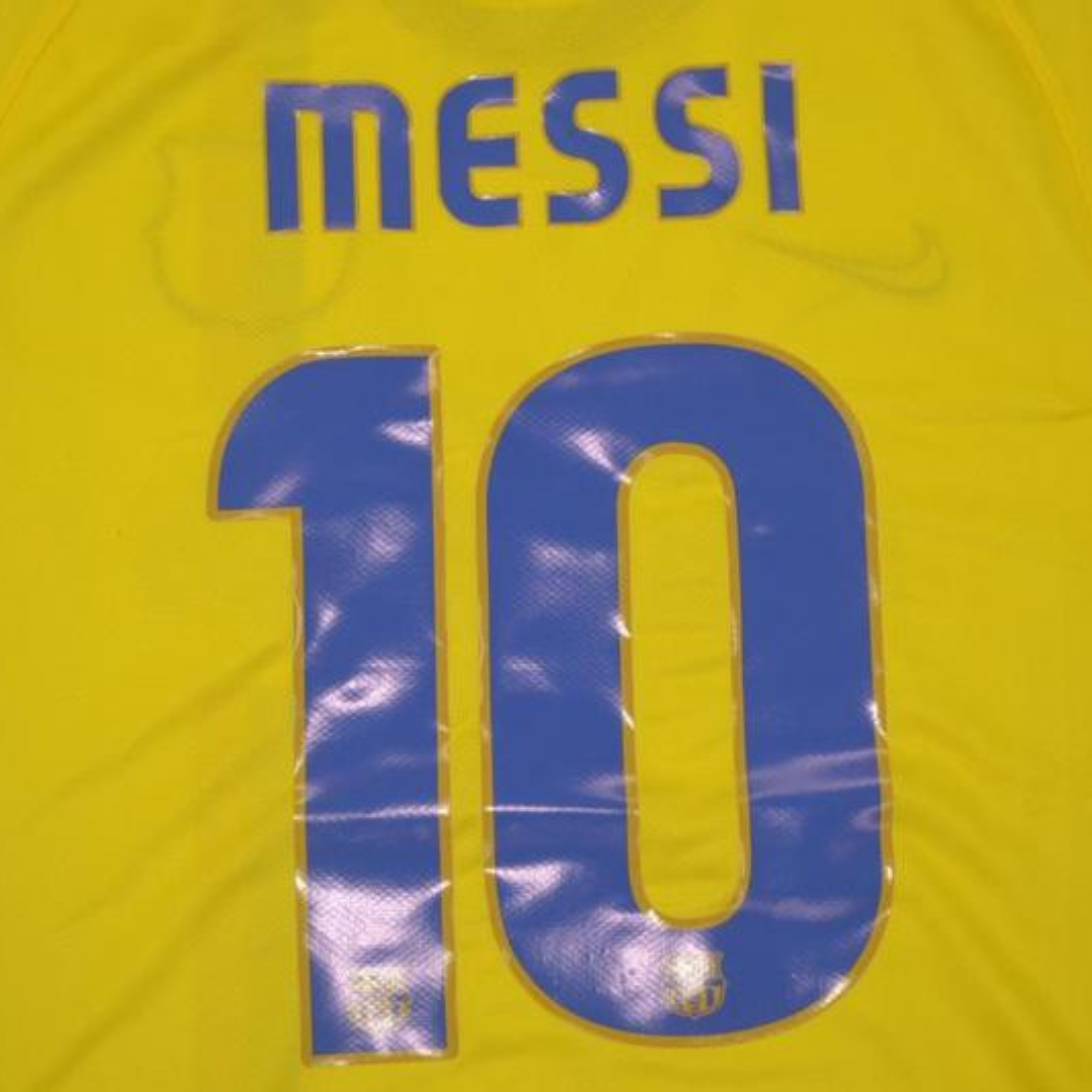 Camisa Barcelona Away 08/09 - Versão Retrô "Messi" Nº 10
