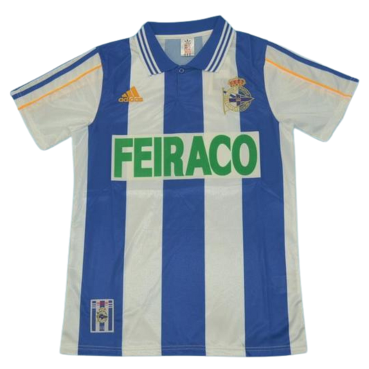 Camisa Deportivo de La Coruña Home 99/00 - Versão Retrô