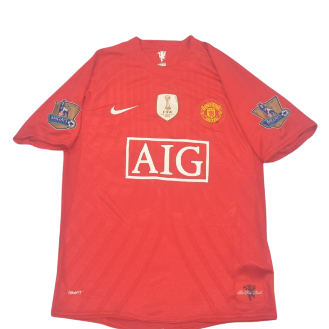 Camisa Manchester United Home 07/09 - Versão Retrô "Scholes" Nº 18