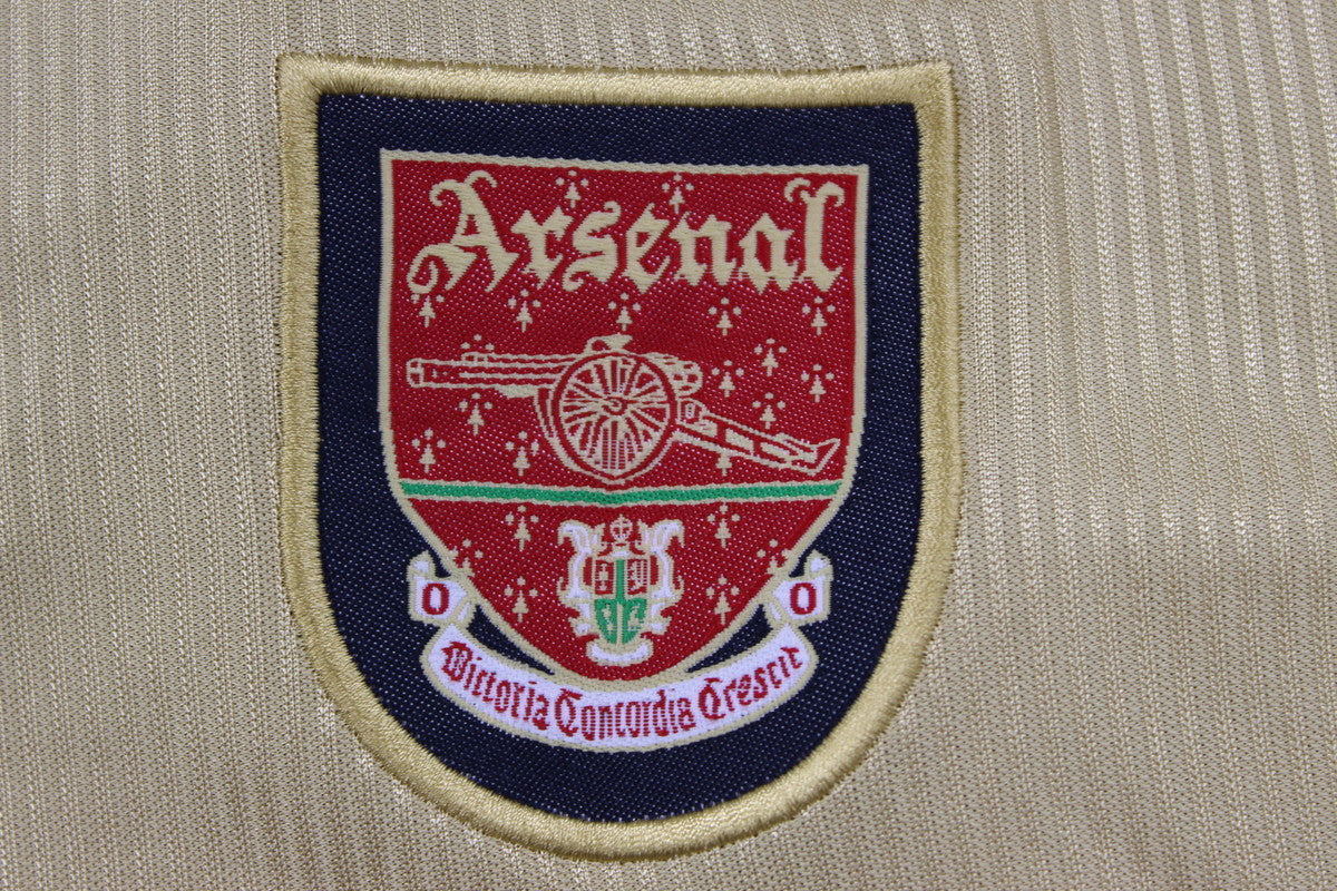 Camisa Arsenal Manga Longa Away 01/02 - Versão Retrô