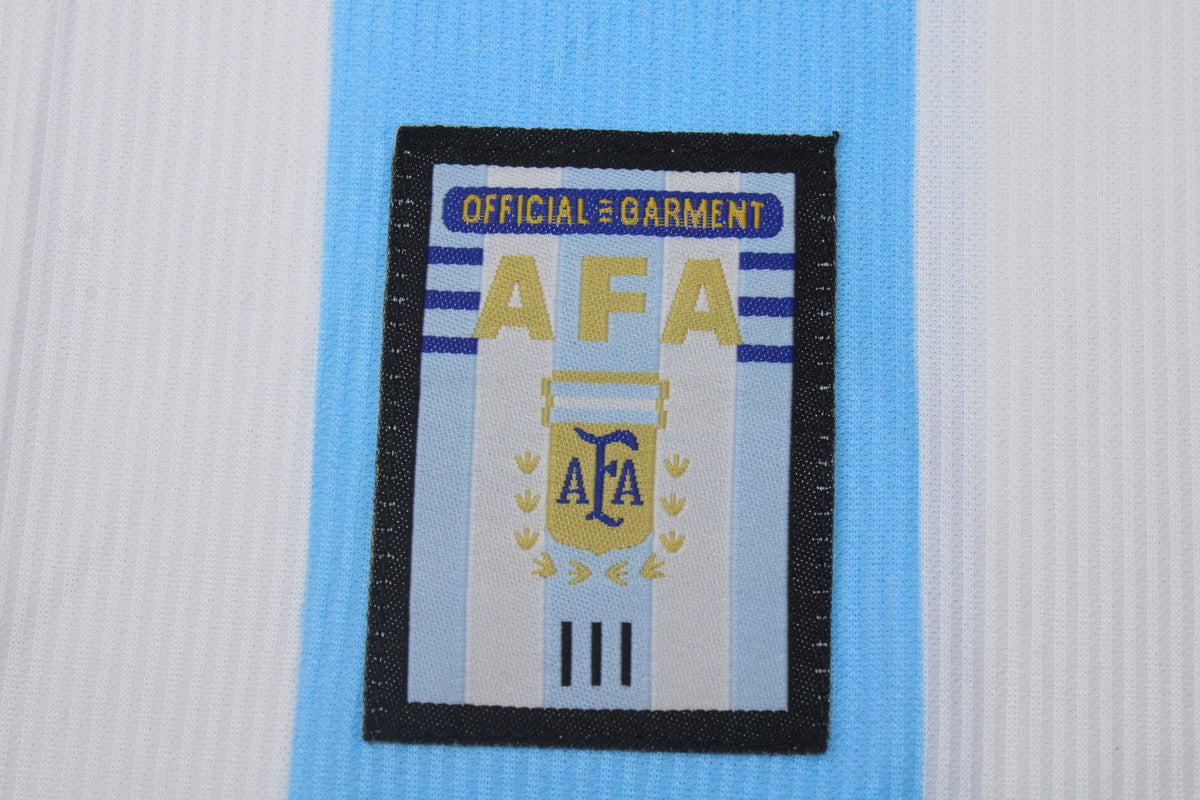 Camisa Argentina Manga Longa Home 1998 - Versão Retrô