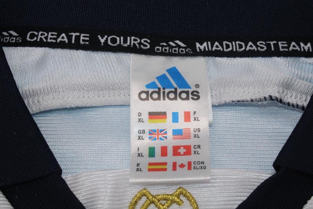 Camisa Real Madrid Manga Longa Home 98/00 - Versão Retrô