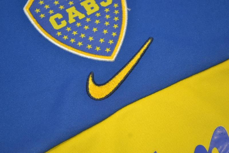 Camisa Boca Juniors Home 2001 - Versão Retrô "Roman" N° 10