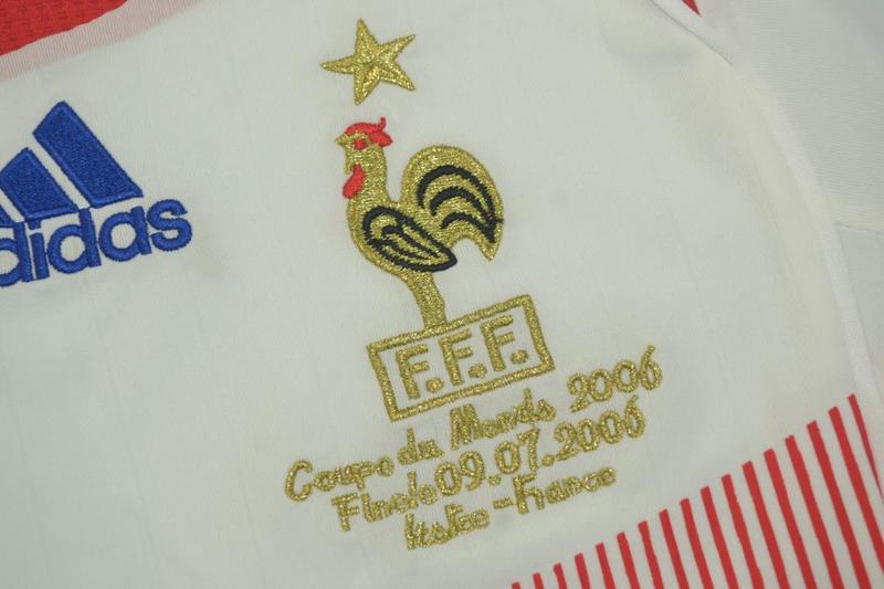 Camisa Retrô França Final Copa do Mundo Versão 2006 "Trezeguet" N°20