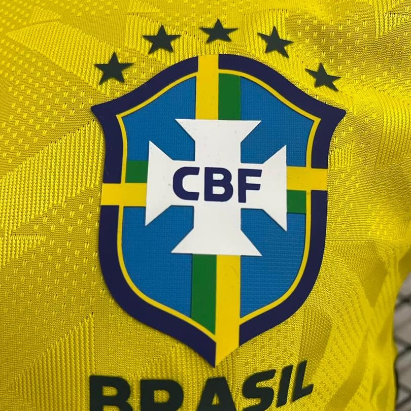 Camisa Nike Brasil I 2026/27 Jogador Amarela