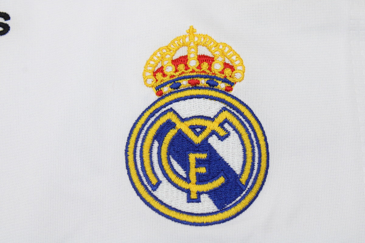 Camisa Real Madrid Manga Longa Home 09/10 - Versão Retrô