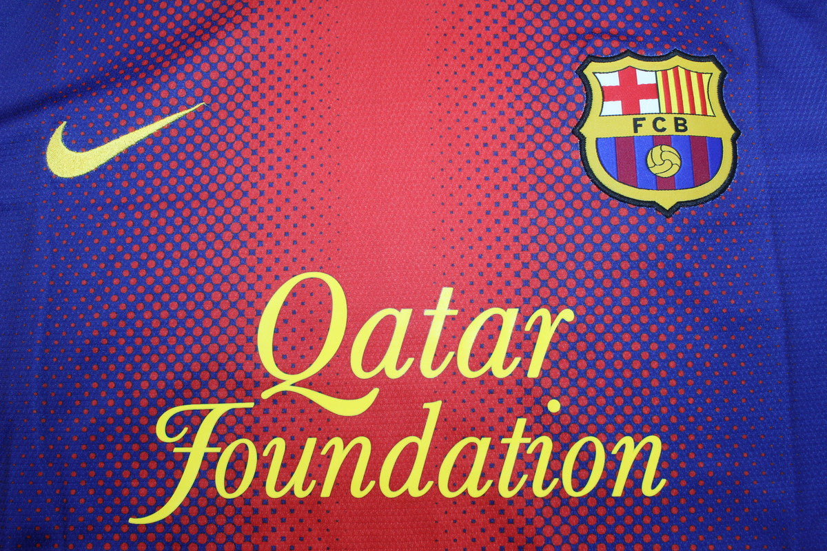 Camisa Barcelona Manga Longa 12/13 - Versão Retrô "Messi" Nº 10