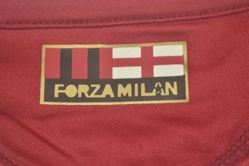 Camisa Retrô Milan Home 09/10 "Ronaldinho" N°.80
