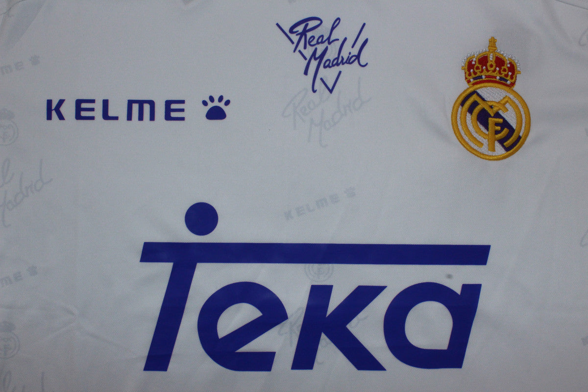 Camisa Real Madrid Manga Longa Home 94/96 - Versão Retrô