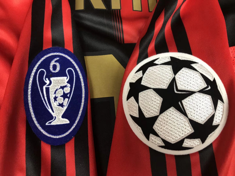 Camisa Milan Manga Longa 04/05 - Versão Retrô "Kaka" Nº 22