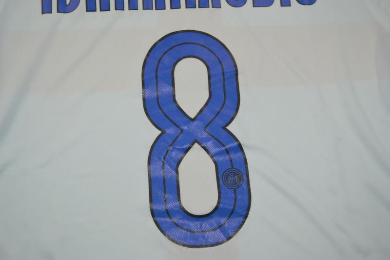 Camisa Retrô Inter de Milão Away  07/08 "Ibrahimović" N°.8