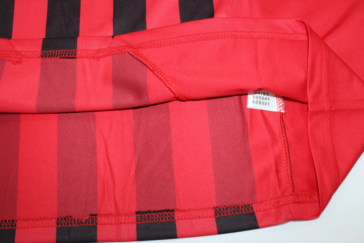 Camisa Milan Manga Longa Home 07/08 - Versão Retrô