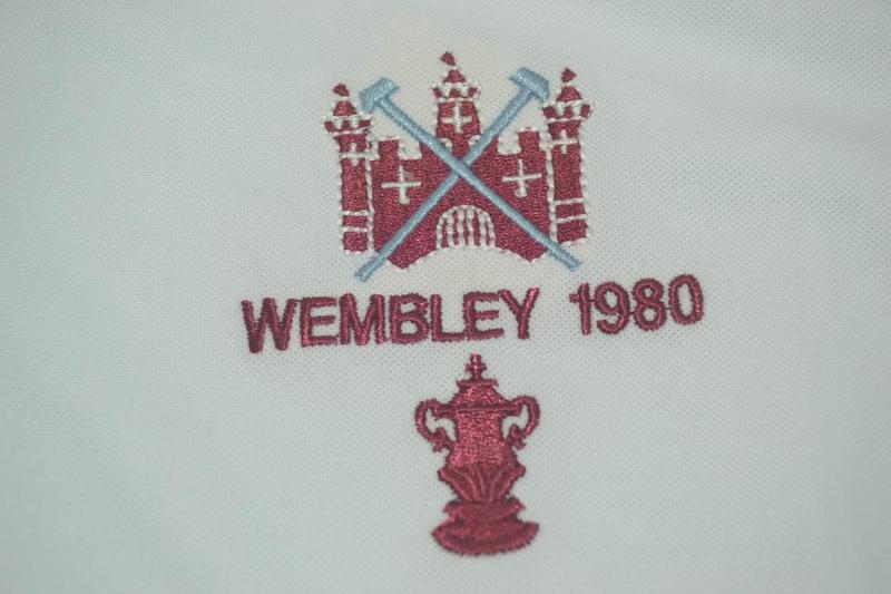 Camisa West Ham Away 1980 - Versão Retrô