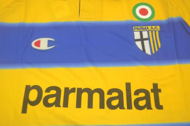 Camisa Parma Calcio Manga Longa Home 99/00 - Versão Retrô