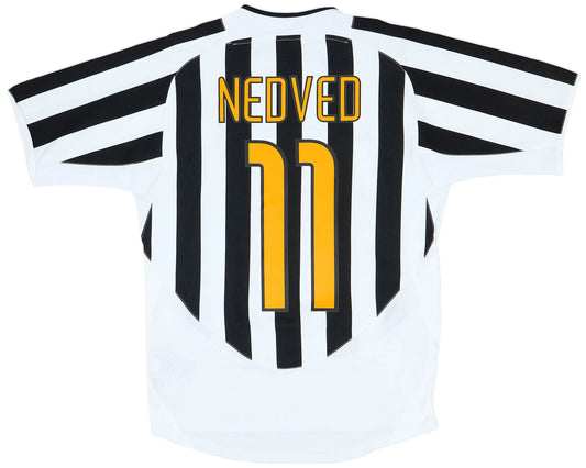 Camisa Juventus Home 03/04 - Versão Retrô "Nedved" Nº 11