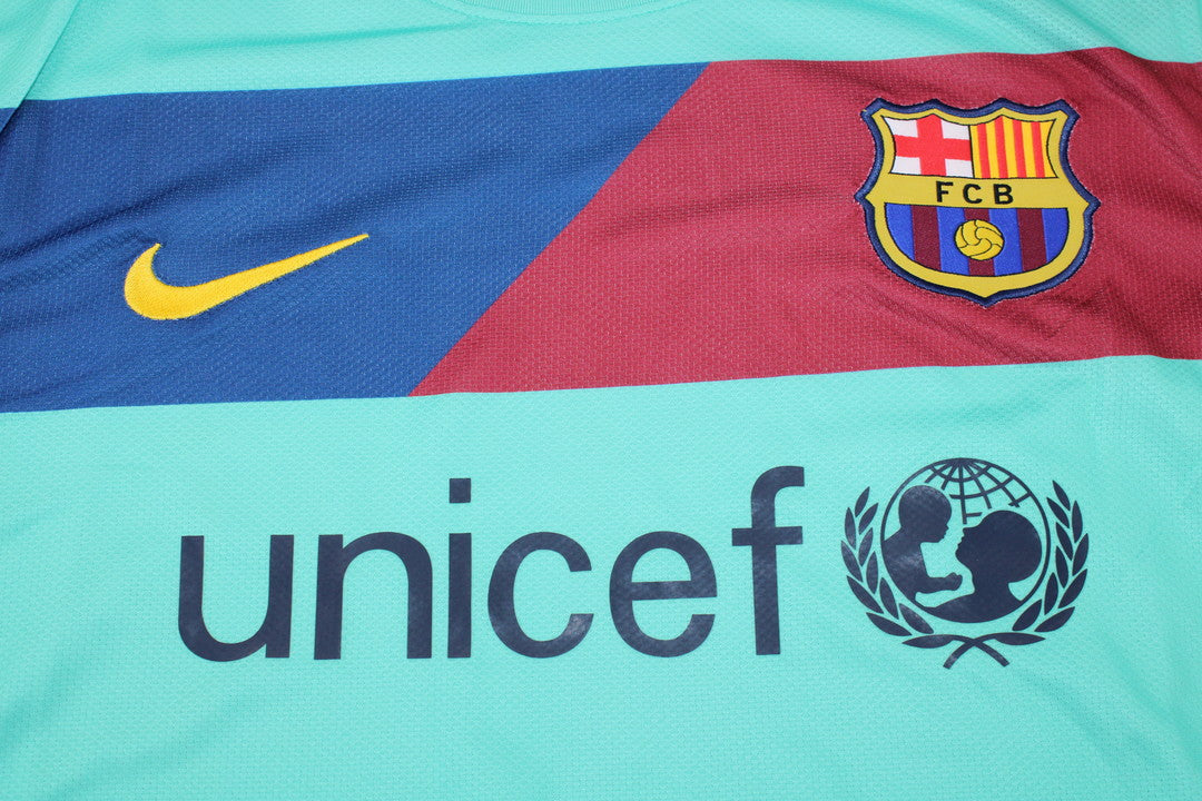 Camisa Barcelona Manga Longa Away 10/11 - Versão Retrô
