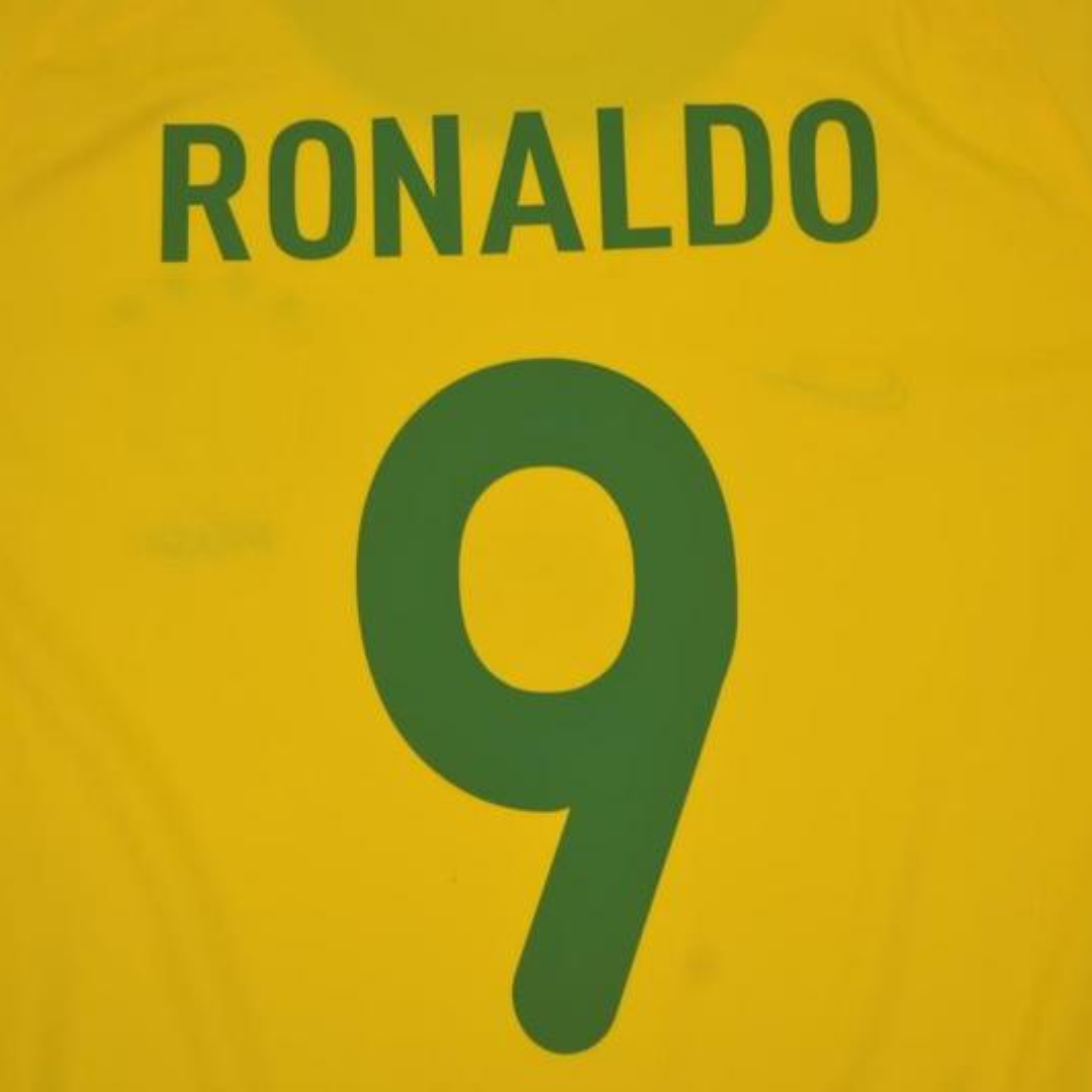 Camisa Retrô Brasil Home 2000 "Ronaldo" N°.9