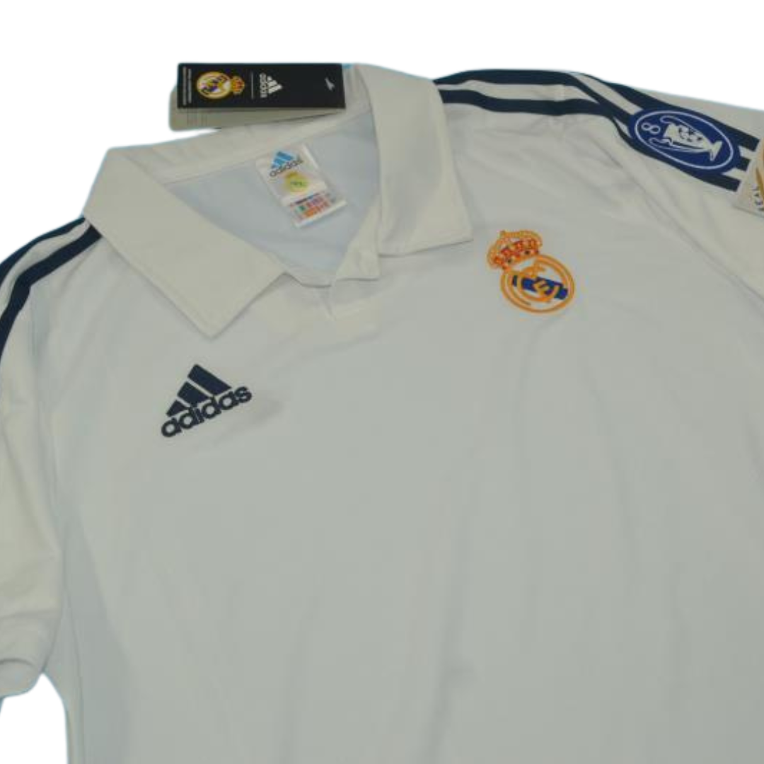 Camisa Real Madrid Home 01/02 - Versão Retrô
