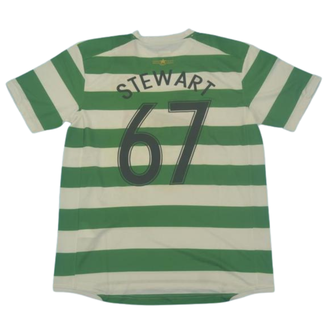 Camisa Celtic Home 07/08 - Versão Retrô "Stewart" Nº 67