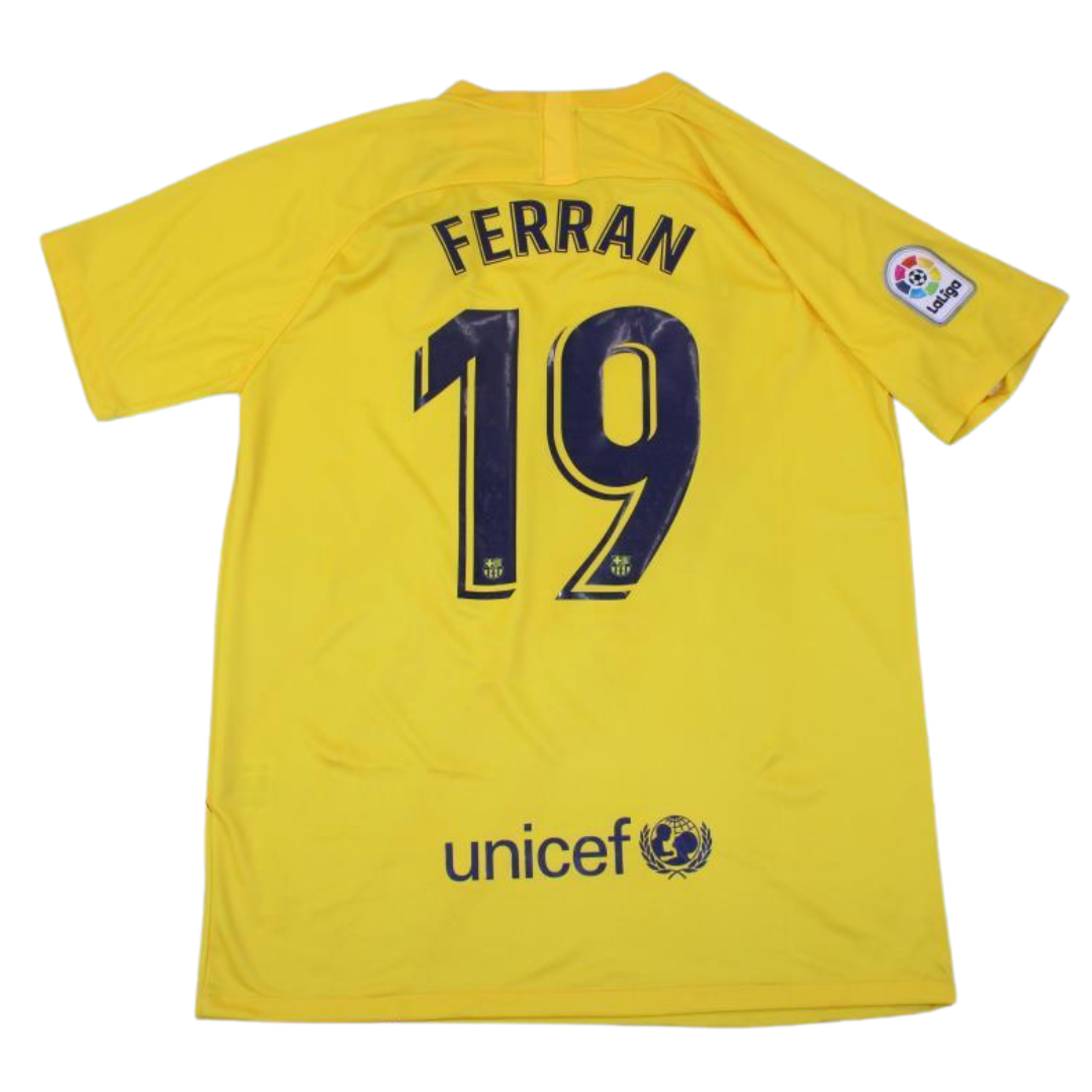 Camisa Barcelona Away 19/20 - Versão Retrô "Ferran" Nº 19