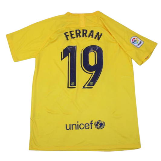 Camisa Barcelona Away 19/20 - Versão Retrô "Ferran" Nº 19