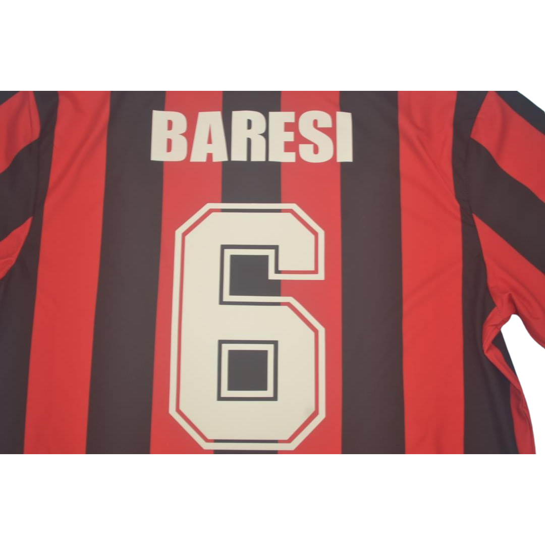 Camisa Retrô Milan Home Intercontinental Cup 90/91 "Baresi" N°.6