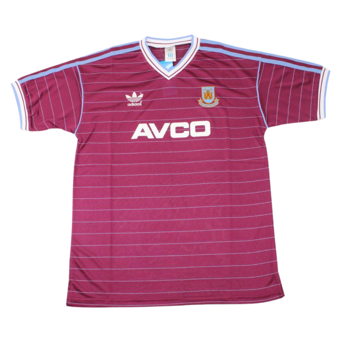 Camisa West Ham Home 86/87 - Versão Retrô