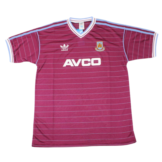 Camisa West Ham Home 86/87 - Versão Retrô