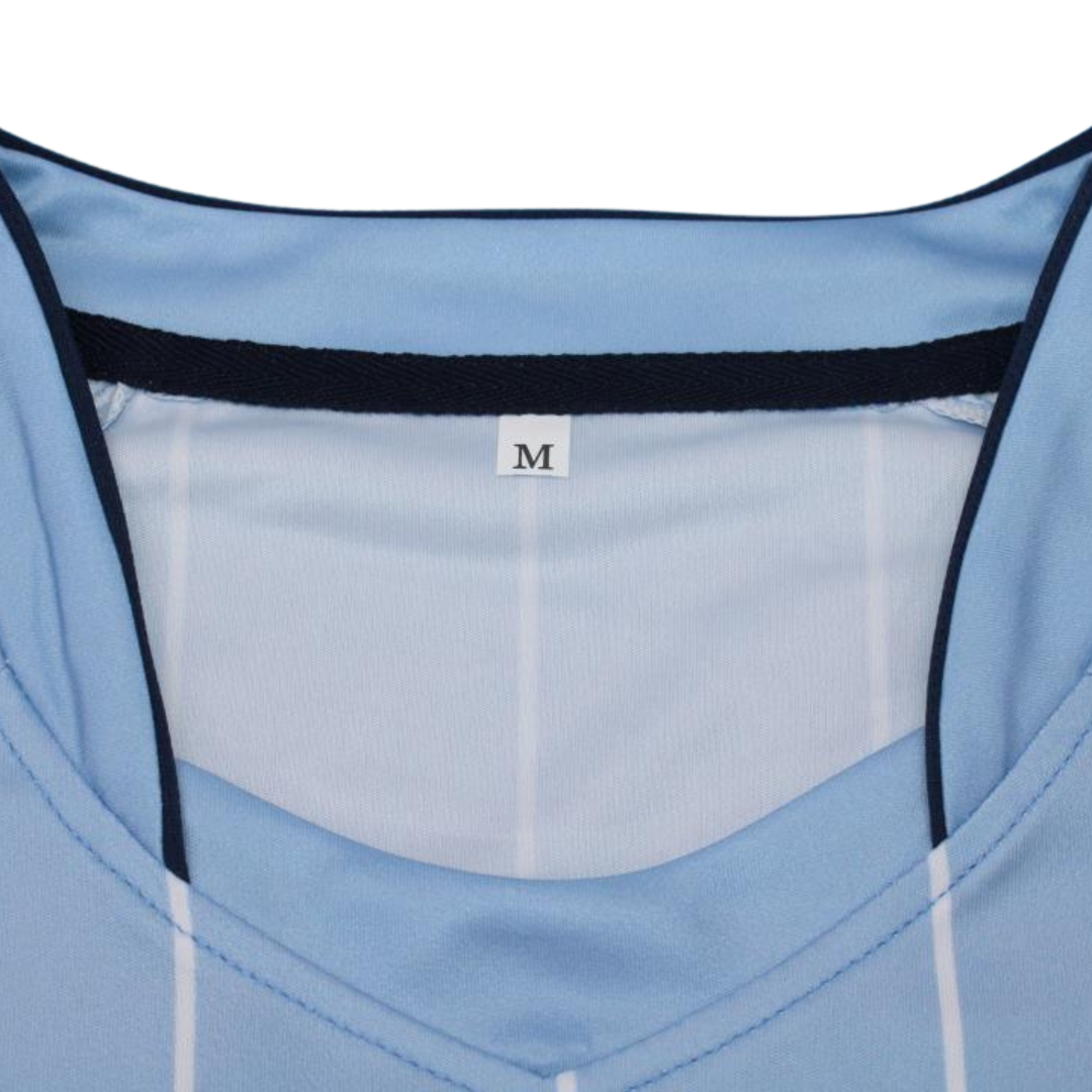 Camisa Manchester City Home 07/08 - Versão Retrô "Dunne" Nº 22