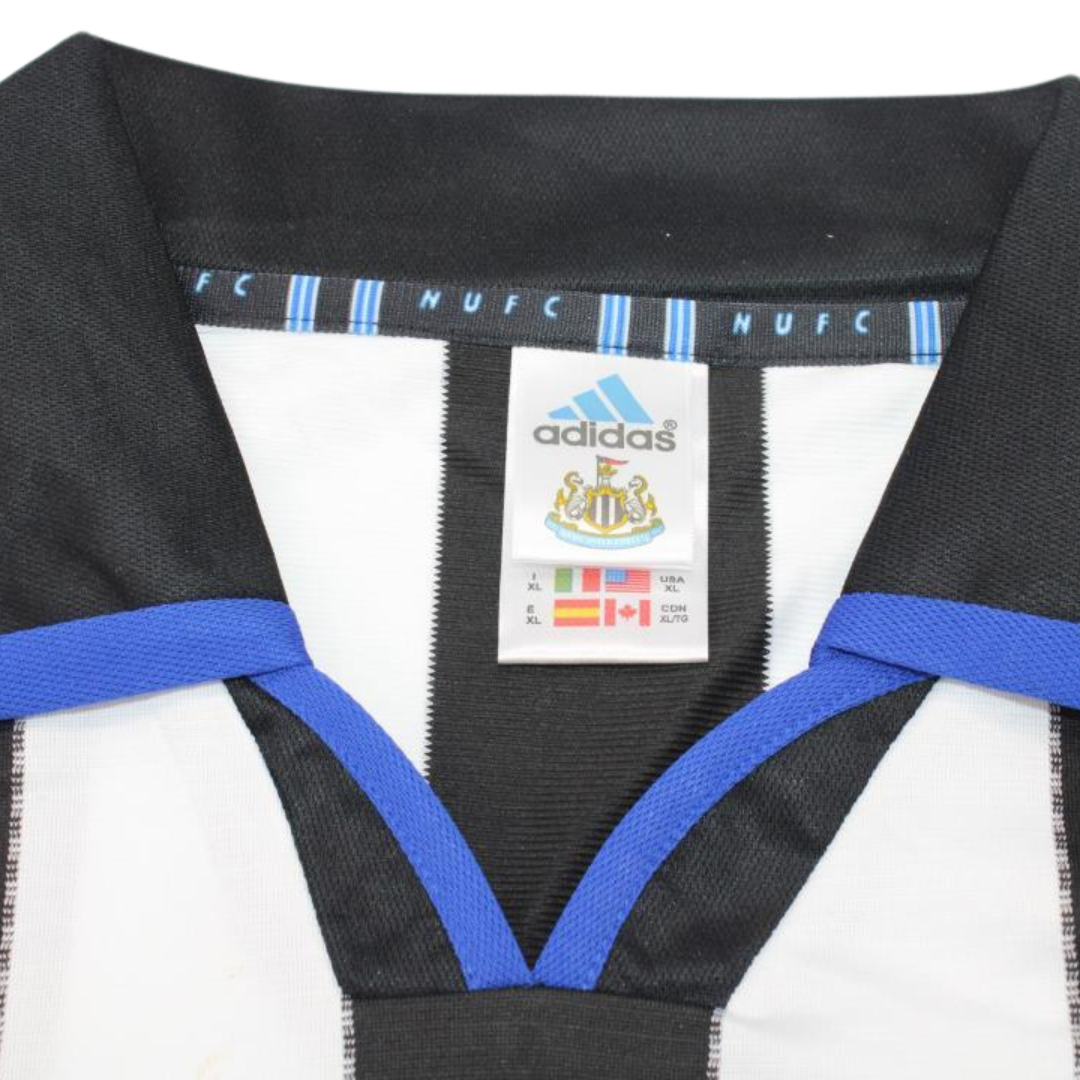 Camisa Newcastle United Manga Longa 99/00 - Versão Retrô "Shearer" Nº 9